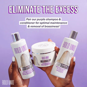 Masque Capillaire BOLD UNIQ sur cheveux blonds