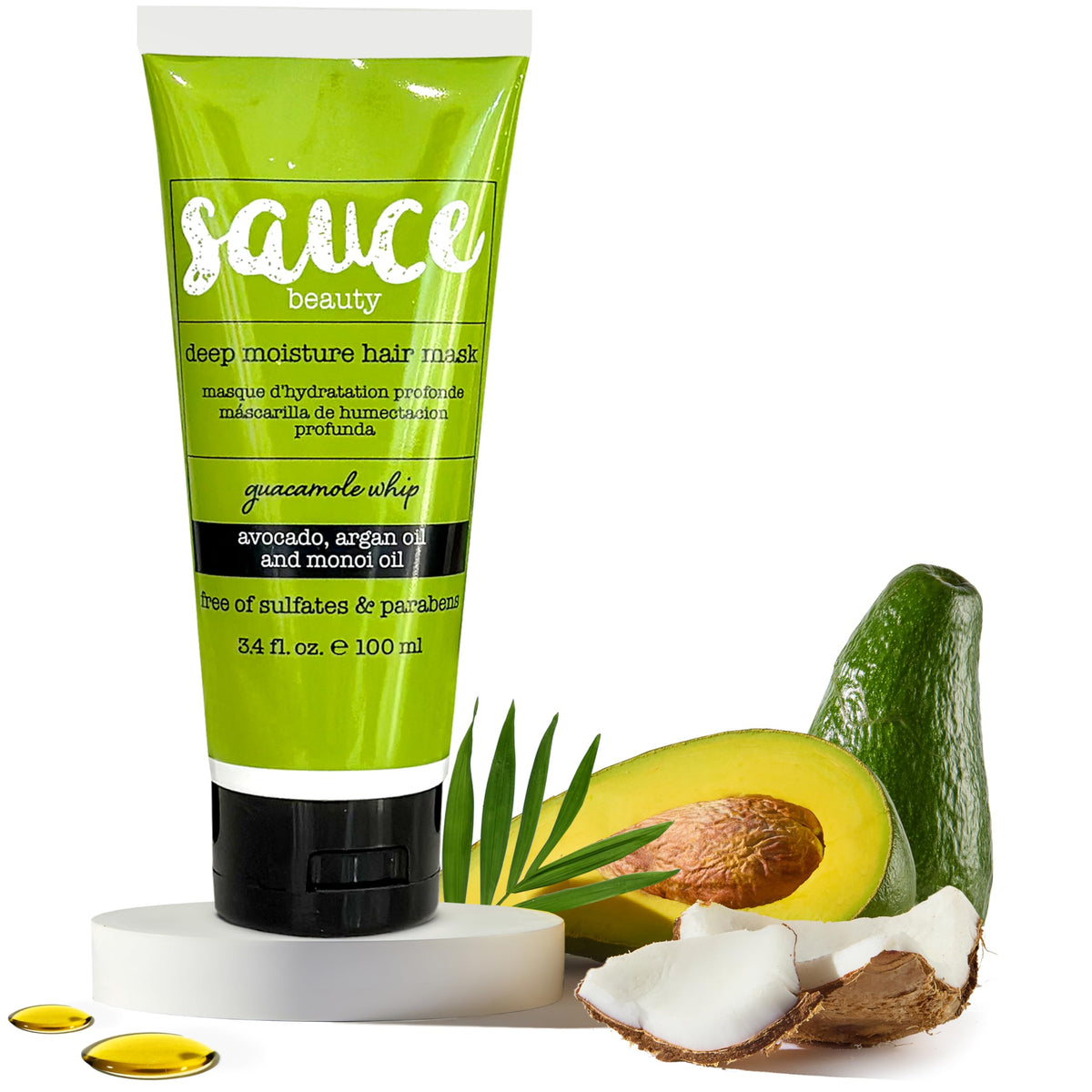 Masque capillaire Guacamole SAUCE BEAUTY 115g vue avant