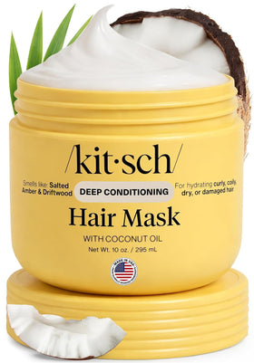 Masque capillaire Kitsch à l'huile de coco 390g vue de face