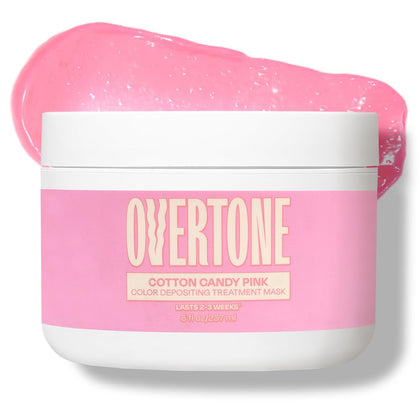 Masque capillaire oVertone Rose Bonbon 290g devant