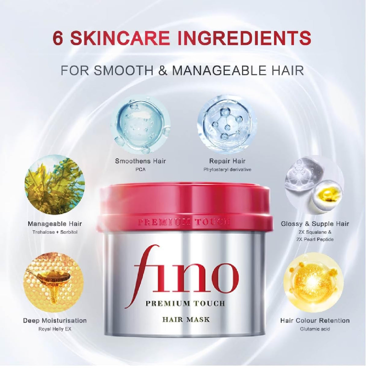 Masque capillaire SOFIA BY ODE ouvert avec produit à l'intérieur