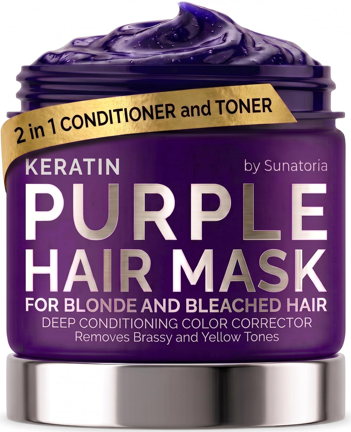 Masque capillaire violet SUNATORIA 340g vue avant