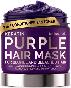 Masque capillaire violet SUNATORIA 340g vue avant