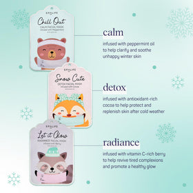 Masque Chill Out Calm avec huile de menthe poivrée