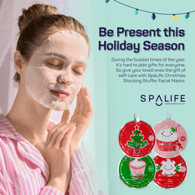 Masque clarifiant à la vanille SpaLife sur fond blanc