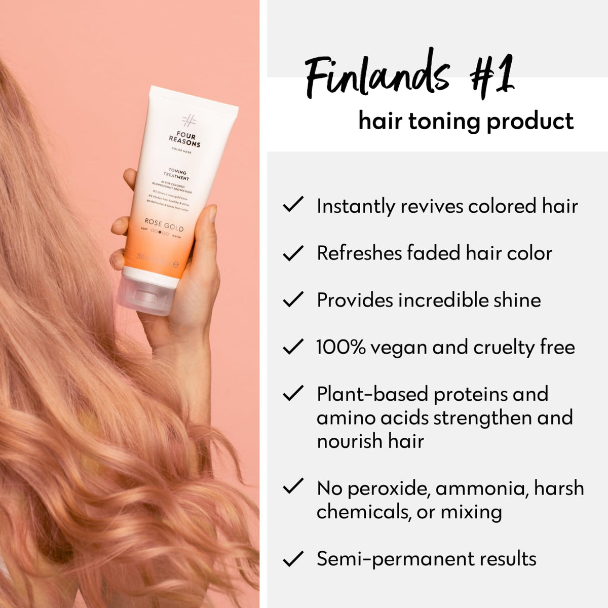 Masque Color Mask Rose Gold dans sa packaging