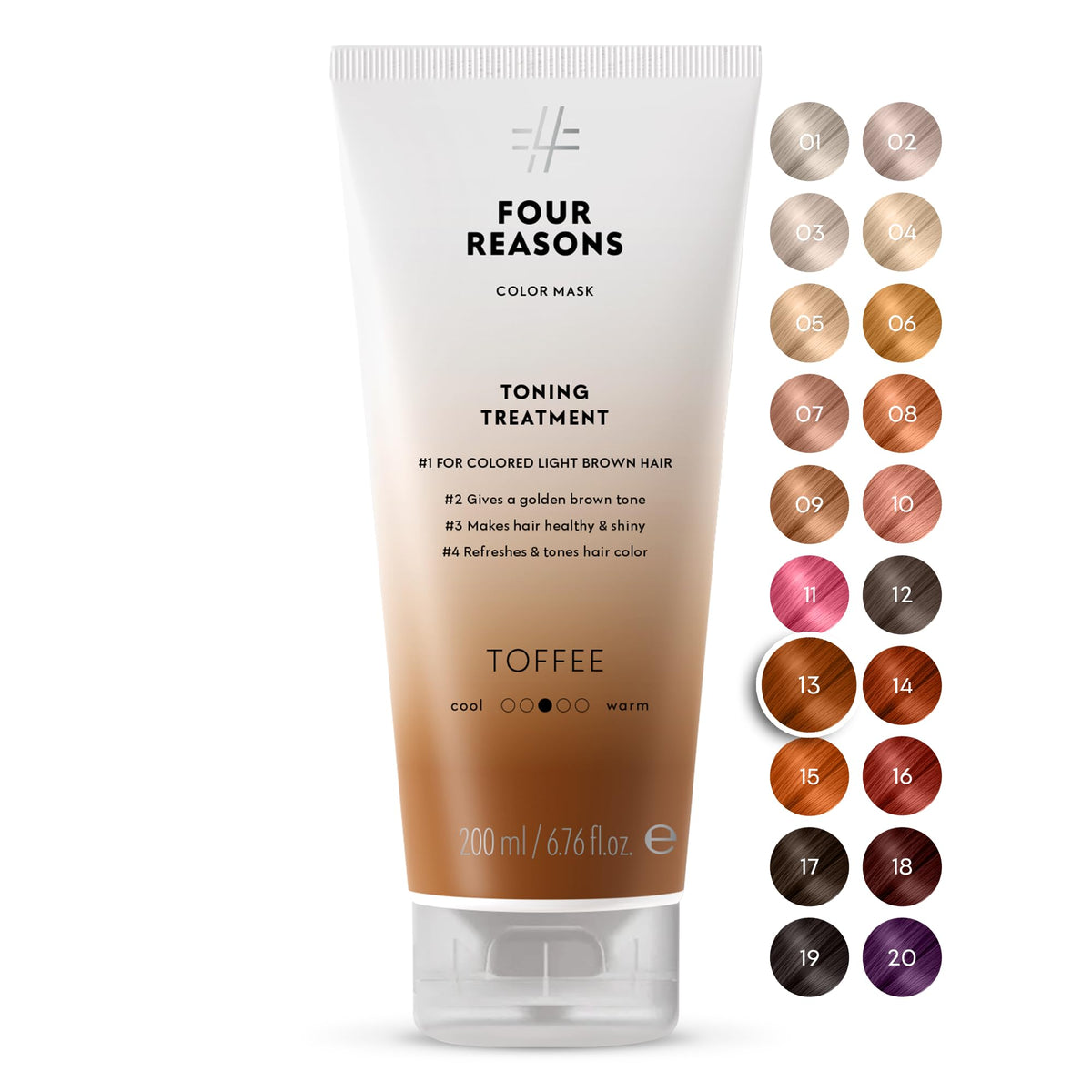 Masque Color Mask Toffee FOUR REASONS vue avant