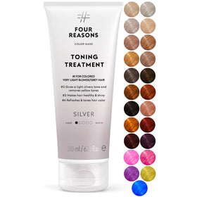 Masque Colorant FOUR REASONS Color Mask Argent 222g vue de face