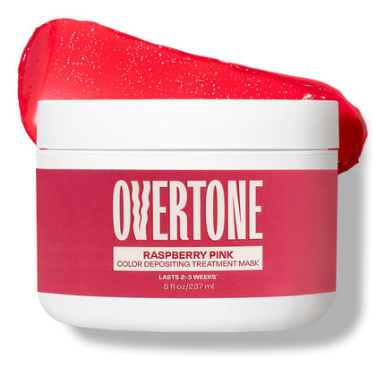 Masque colorant oVertone Rose Framboise 290g vue de face