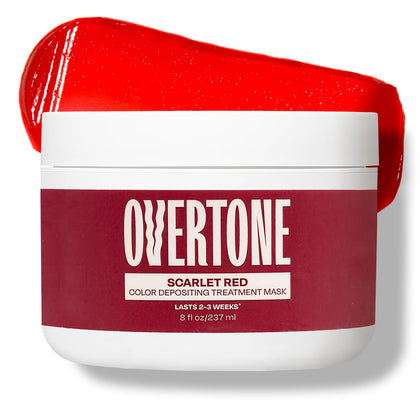 Masque colorant oVertone Rouge Éclat 8 oz vue de face