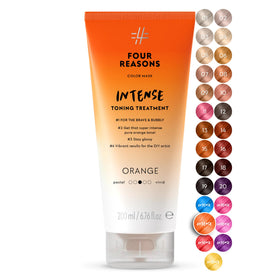 Masque Coloré INTENSE Orange FOUR REASONS 221g vue avant