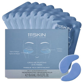 Masque Cryo Décongestionnant pour les Yeux 111SKIN, côté avant avec emballage