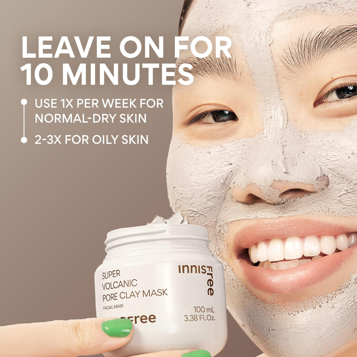 Masque d'argile Super Volcanique dans une routine de soins