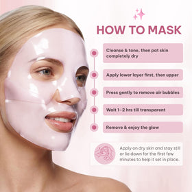 Masque de Collagène PDRN au Saumon Quasi, mise en avant de l'hydratation