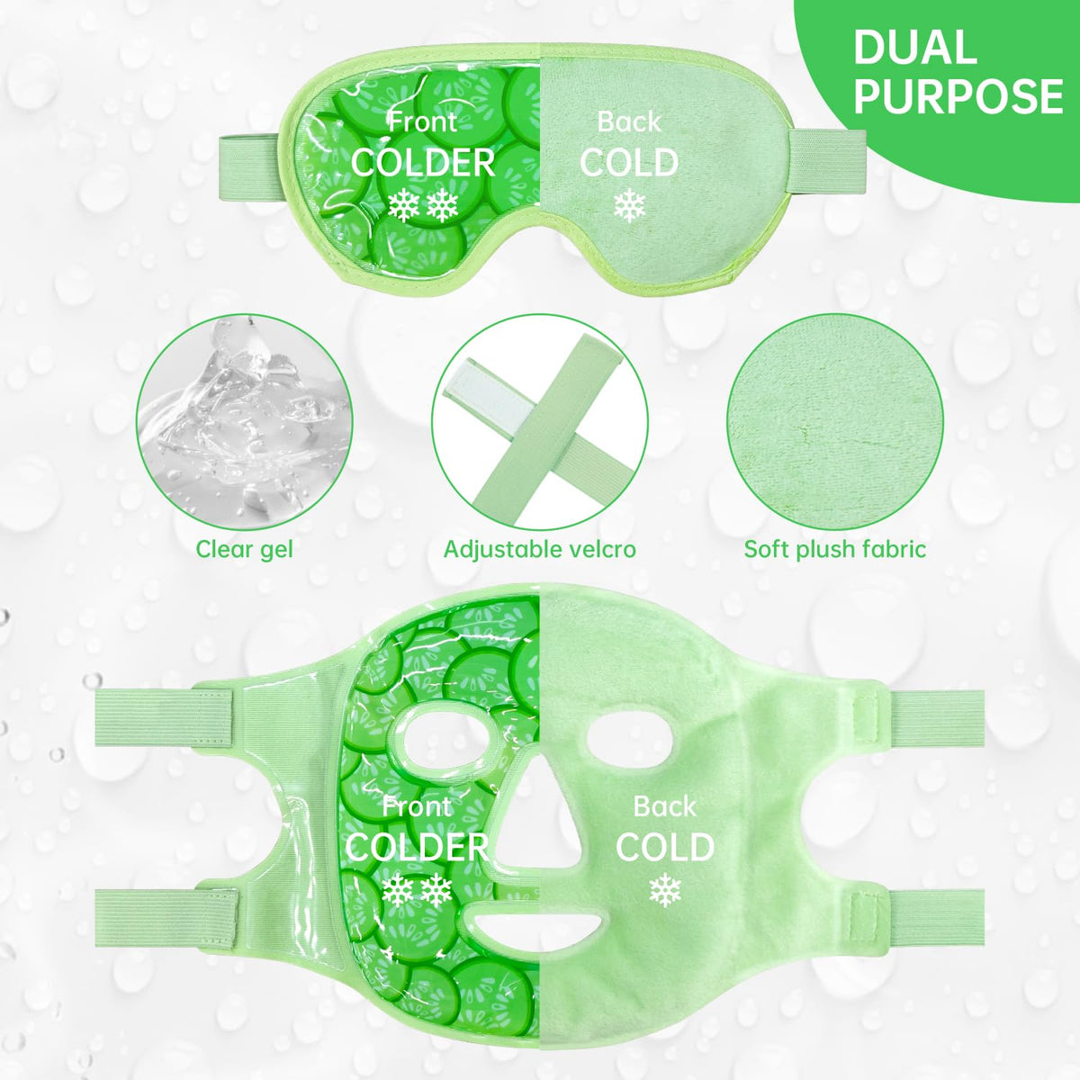 Masque de froid ZNÖCUETÖD utilisé en compresse chaude