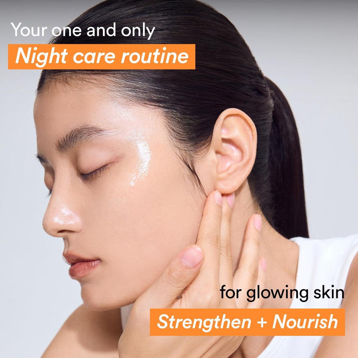 Masque de nuit Abib ouvert montrant sa texture