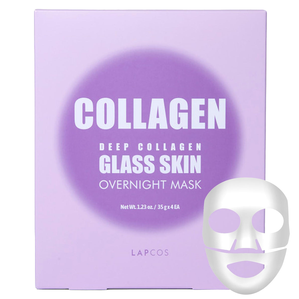 Masque de nuit au collagène LAPCOS - emballage avant