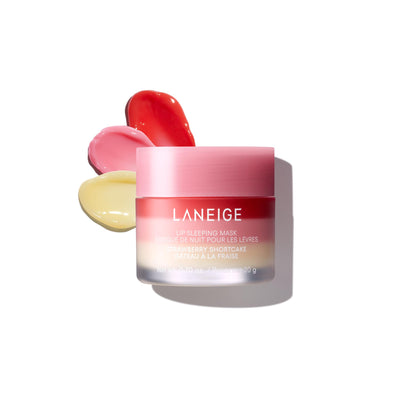 Masque de Nuit LANEIGE pour Lèvres Fraise Shortcake 82g vue de face