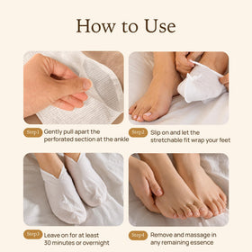 Masque de pieds Epielle, fonctionnement et usage