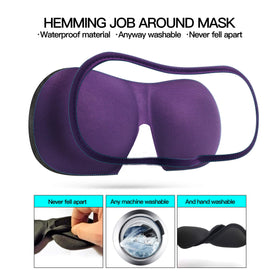 Masque de sommeil 3D REEBENT avec lumière bloquée