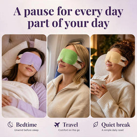 Masque de yeux LumiDew, emballage individuel pour le voyage