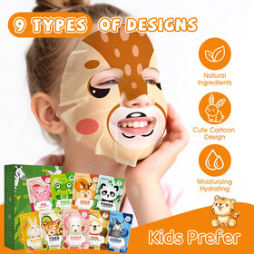 Masque en forme de panda de KONEUK, vue de face