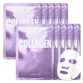 Masque en tissu collagène LAPCOS - vue avant du paquet