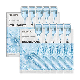 Masque en tissu MEDIHEAL à l'acide hyaluronique, paquet avant