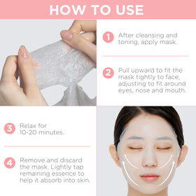 Masque en tissu MEDIHEAL avec ingrédients naturels