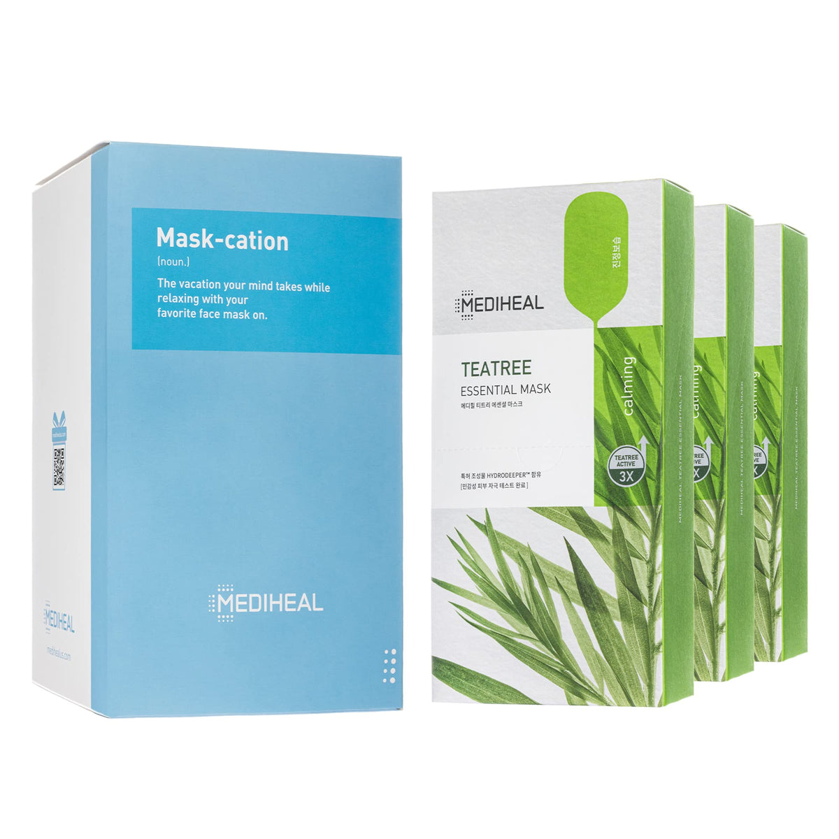 Masque en Tissu MEDIHEAL Pack Jumbo de 30 Masques Vue de Face