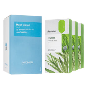 Masque en Tissu MEDIHEAL Pack Jumbo de 30 Masques Vue de Face