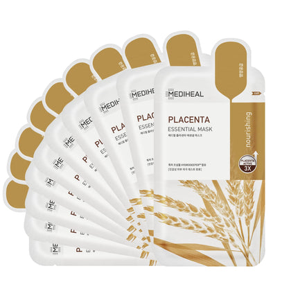 Masque en tissu Placenta Essentiel de MEDIHEAL, packaging avant