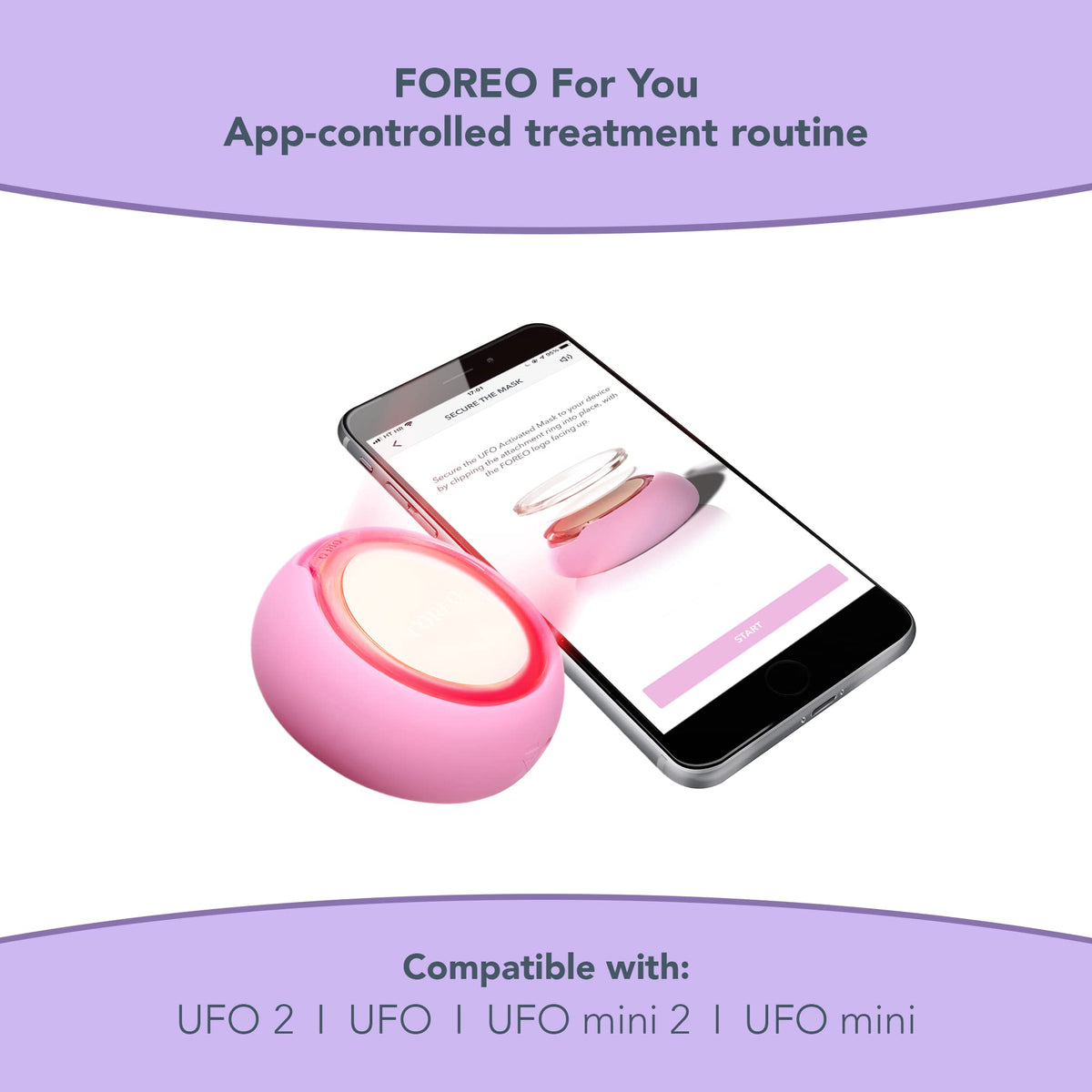 Masque FOREO Acai Berry avec appareil UFO