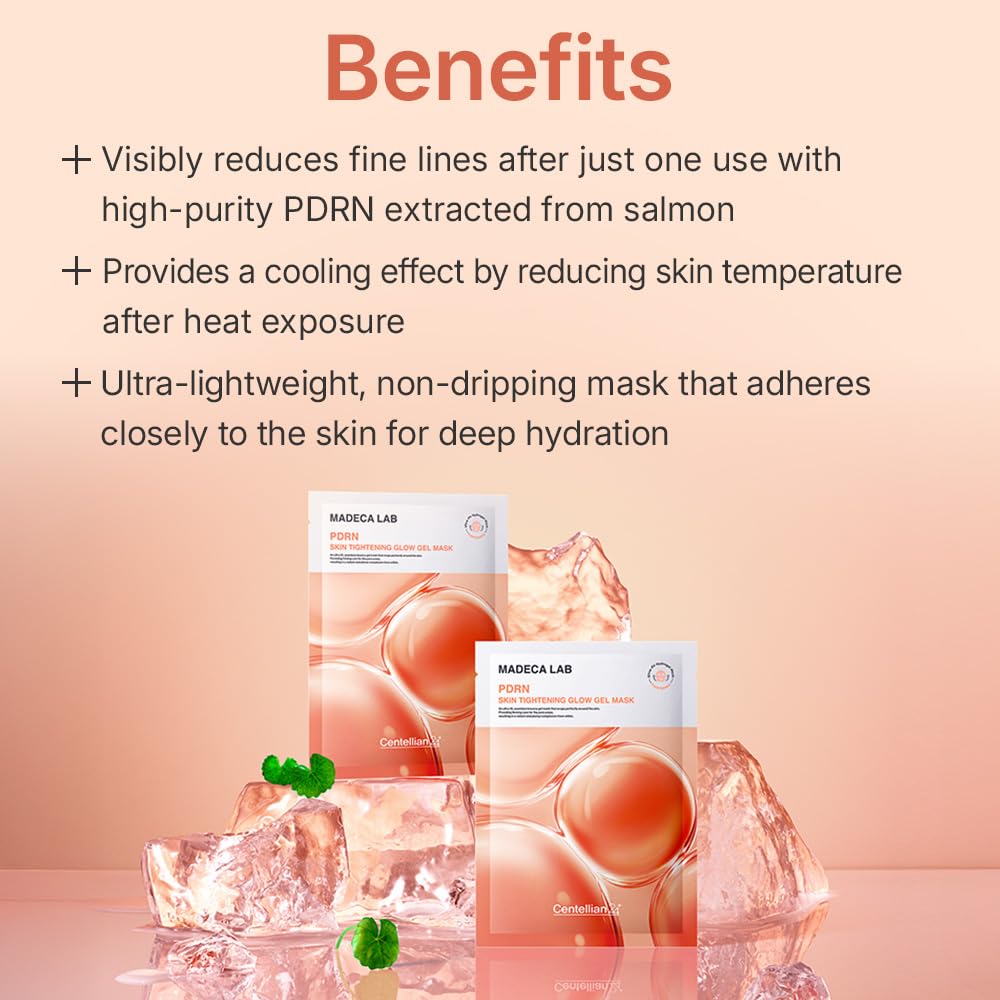 Masque gel PDRN CENTELLIAN 24 avec texture gel