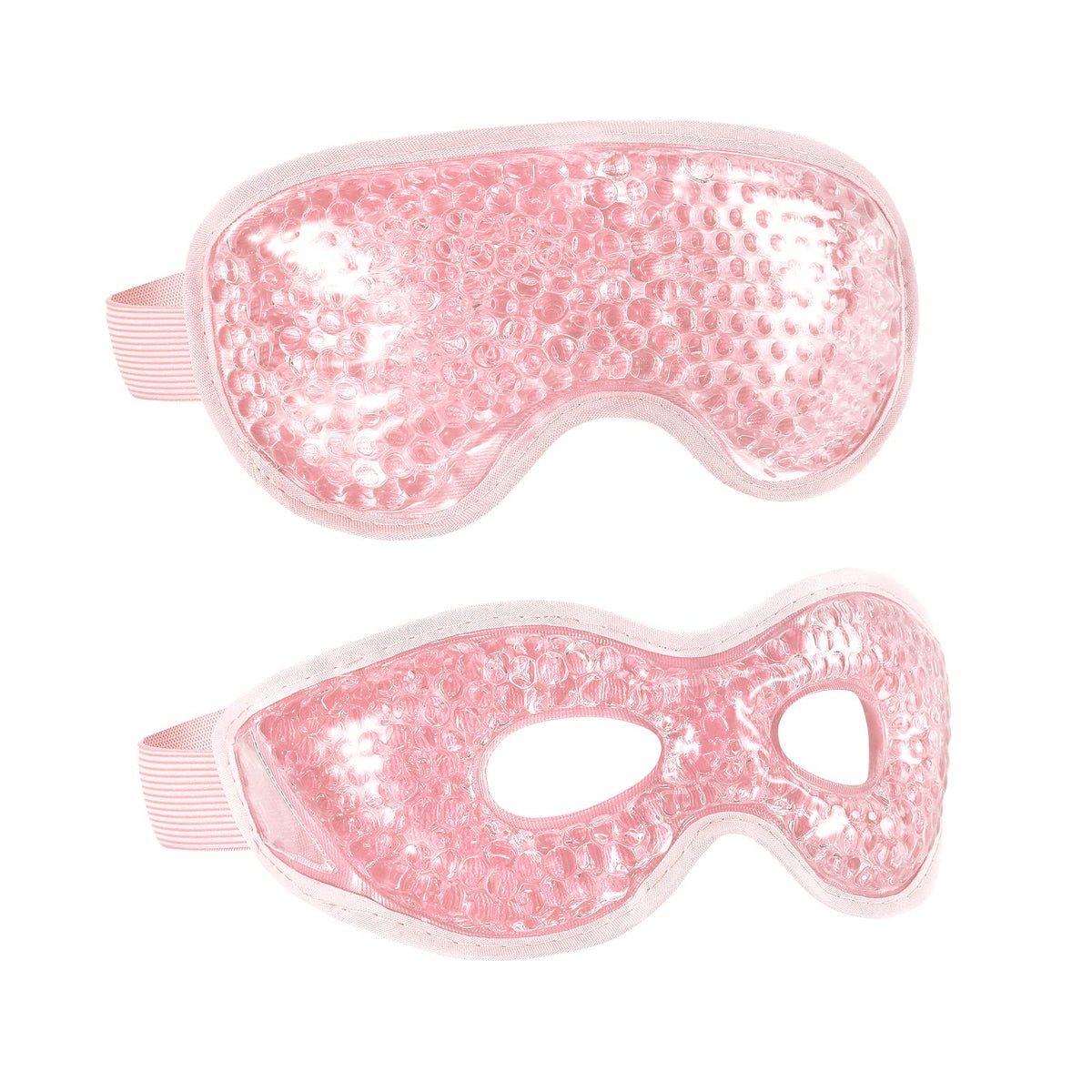 Masque gel pour les yeux CONSGIJI en rose, vue de face