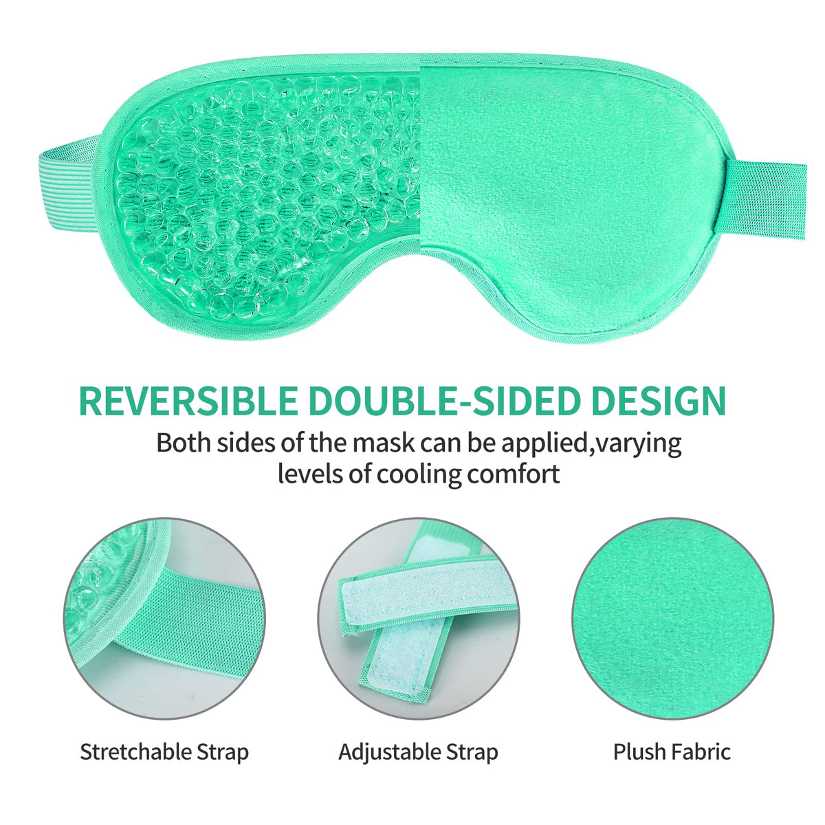 Masque gel pour les yeux CONSGIJI sur un fond neutre