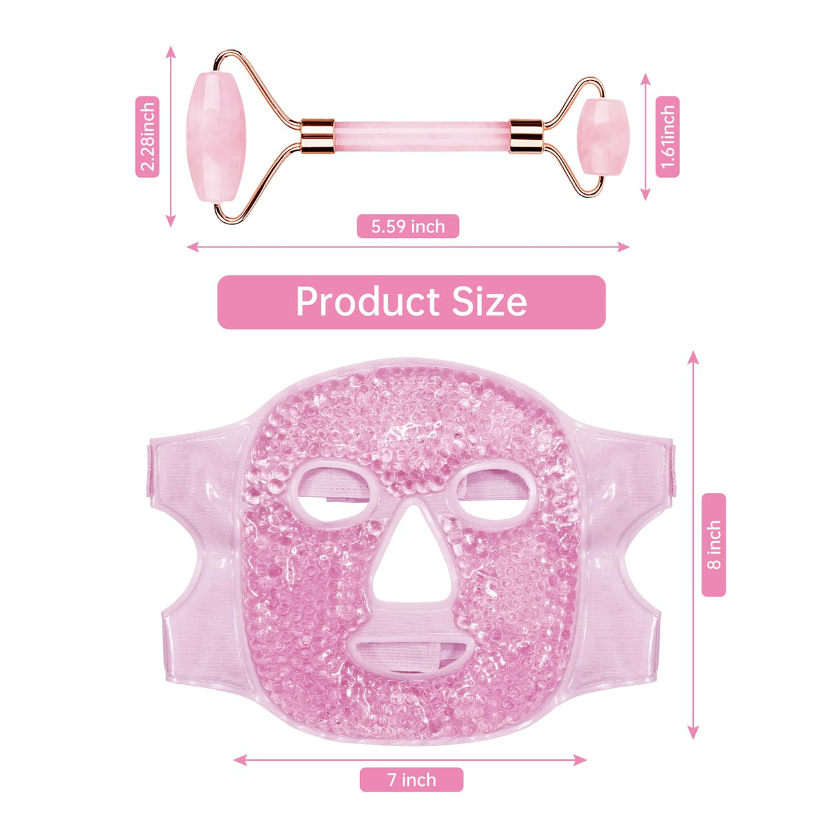 Masque glacé ZNÖCUETÖD en utilisation à domicile