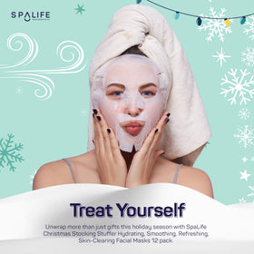 Masque hydratant à base de Jojoba SpaLife sur fond blanc
