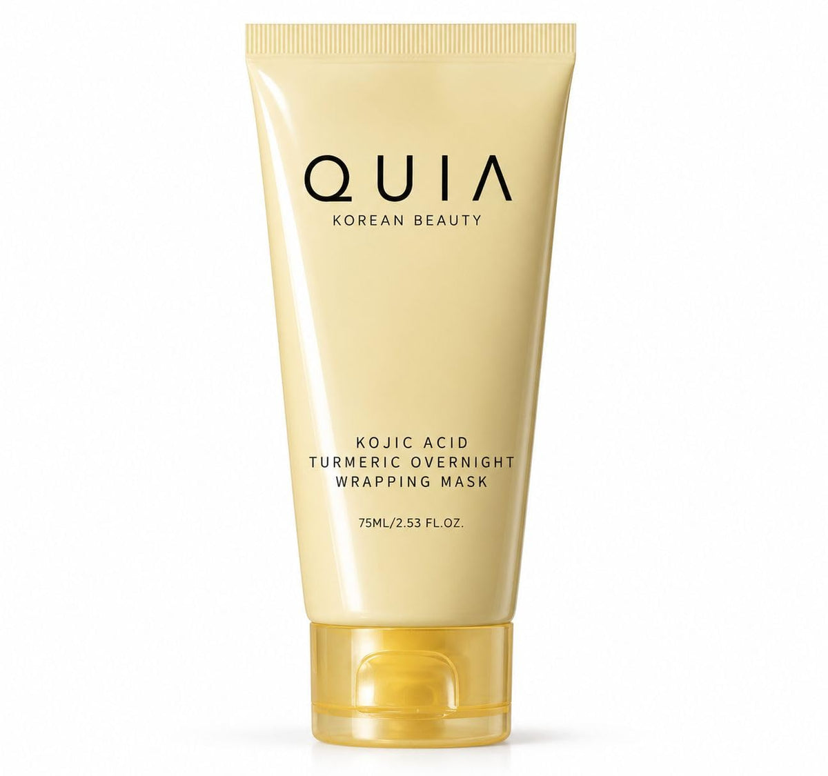 Masque hydratant au curcuma et acide kojique QUIA Beauty 75ML vue de face