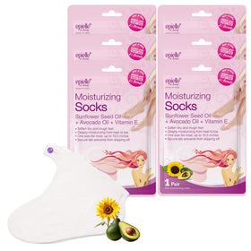 Masque hydratant pour pieds Epielle, 6 paires, emballage avant