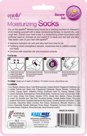 Masque hydratant pour pieds Epielle, soin des pieds