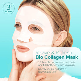 Masque hydrogel Ebanel appliqué sur un visage