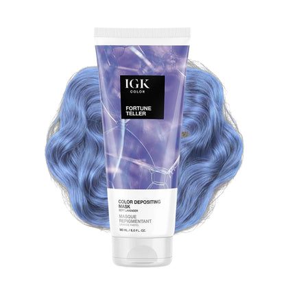 Masque IGK Fortune Teller Lavande Douce 200g vue de face