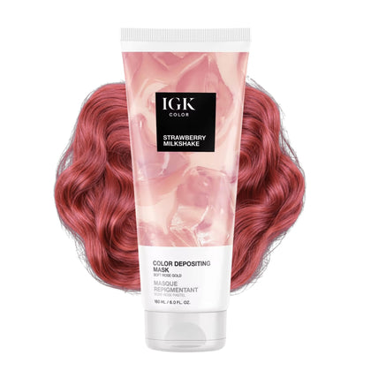 Masque IGK Strawberry Milkshake 200g vue de face avec étiquette