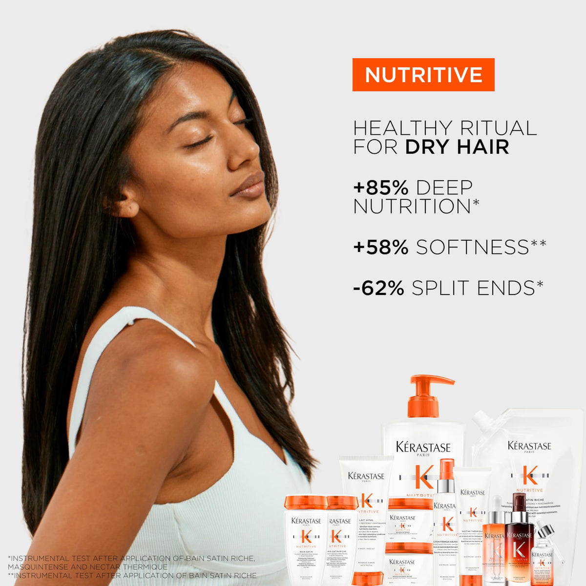 Masque KÉRASTASE Nutritive Masquintense 230g texture crémeuse