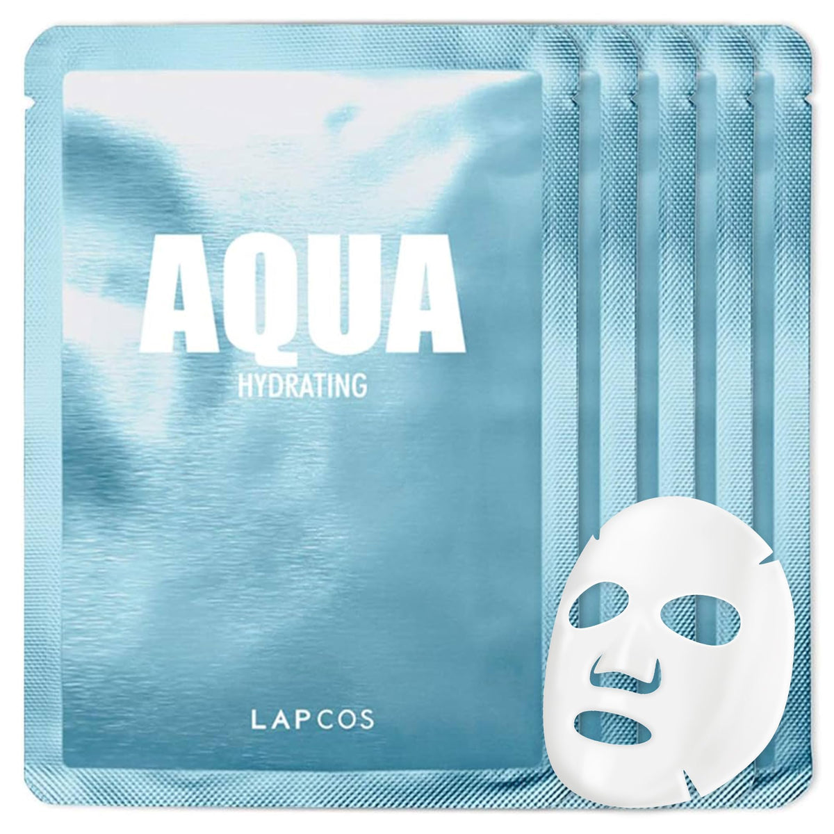 Masque LAPCOS Aqua K Beauty pack de 5 devant