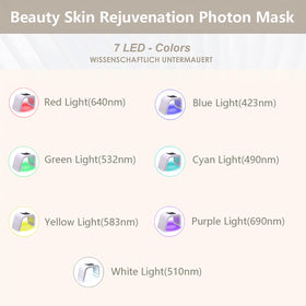 Masque LED Fxtiaa adapté pour hommes et femmes
