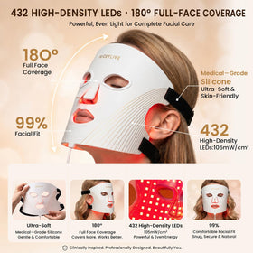 Masque LED MICEYLIVE en utilisation à domicile
