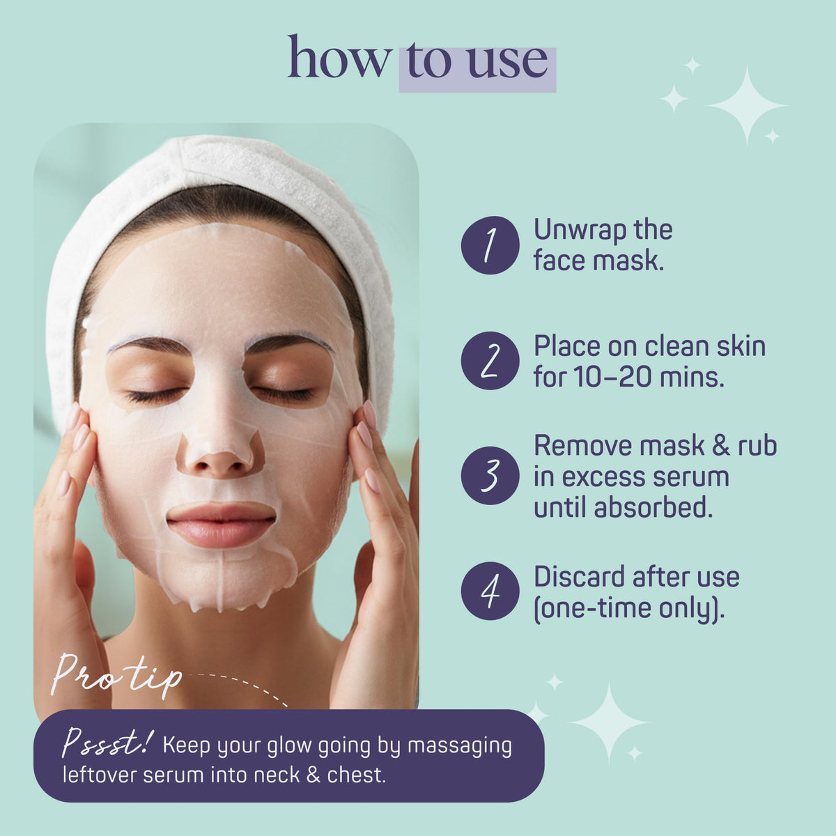 Masque Let It Glow avec vitamine C et baies