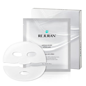Masque liftant infusé d'ampoule REJURAN vue avant avec emballage